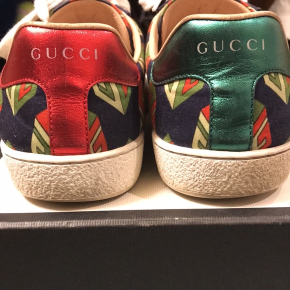 Gucci Ace suede GG cube shoes - Picture 5 of 11